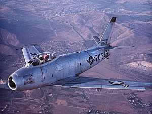 Kampfflugzeug F-86 Sabre