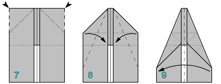 Faltanleitung Rocket, Bild 3