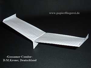 Rechteckflieger Gossamer Condor