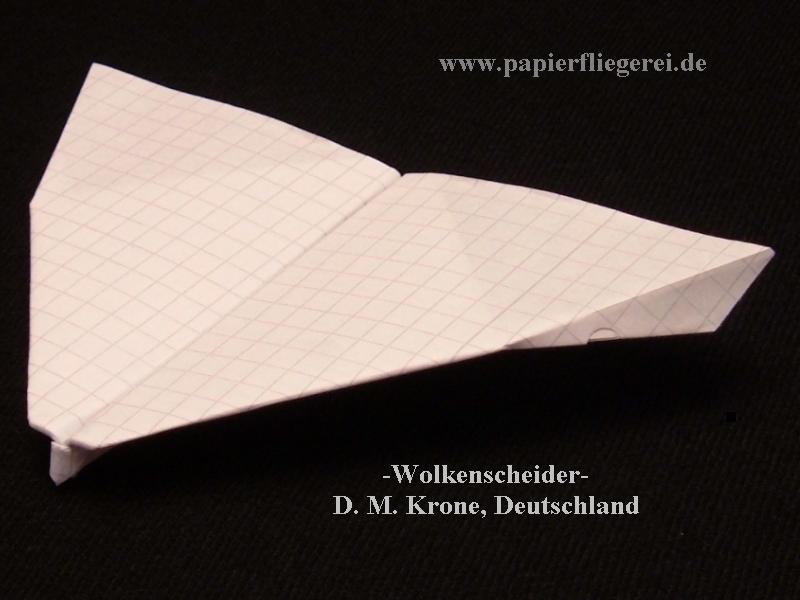 Papierflieger Wolkenschneider