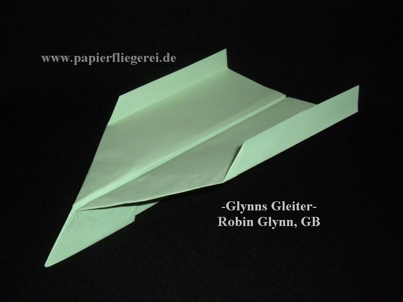 Papierflieger, Glynns Gleiter-GB