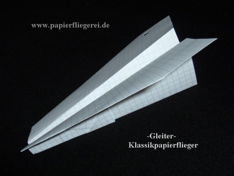 Papierflieger, Gleiter-Klassik