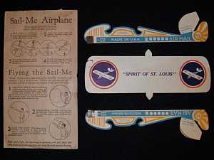 Papierflieger Sirit of St. Louis