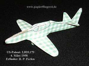 Papierflieger - US2,825,179