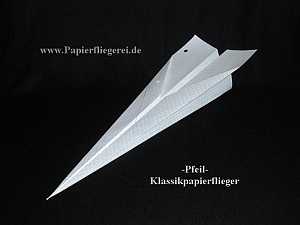 Papierflieger-Pfeil